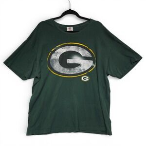 Vintage NFL Green Bay Packers T Shirt Men XL Green Team Apparel Football